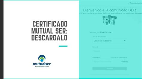 certificados mutual ser|Consulta de Afiliados